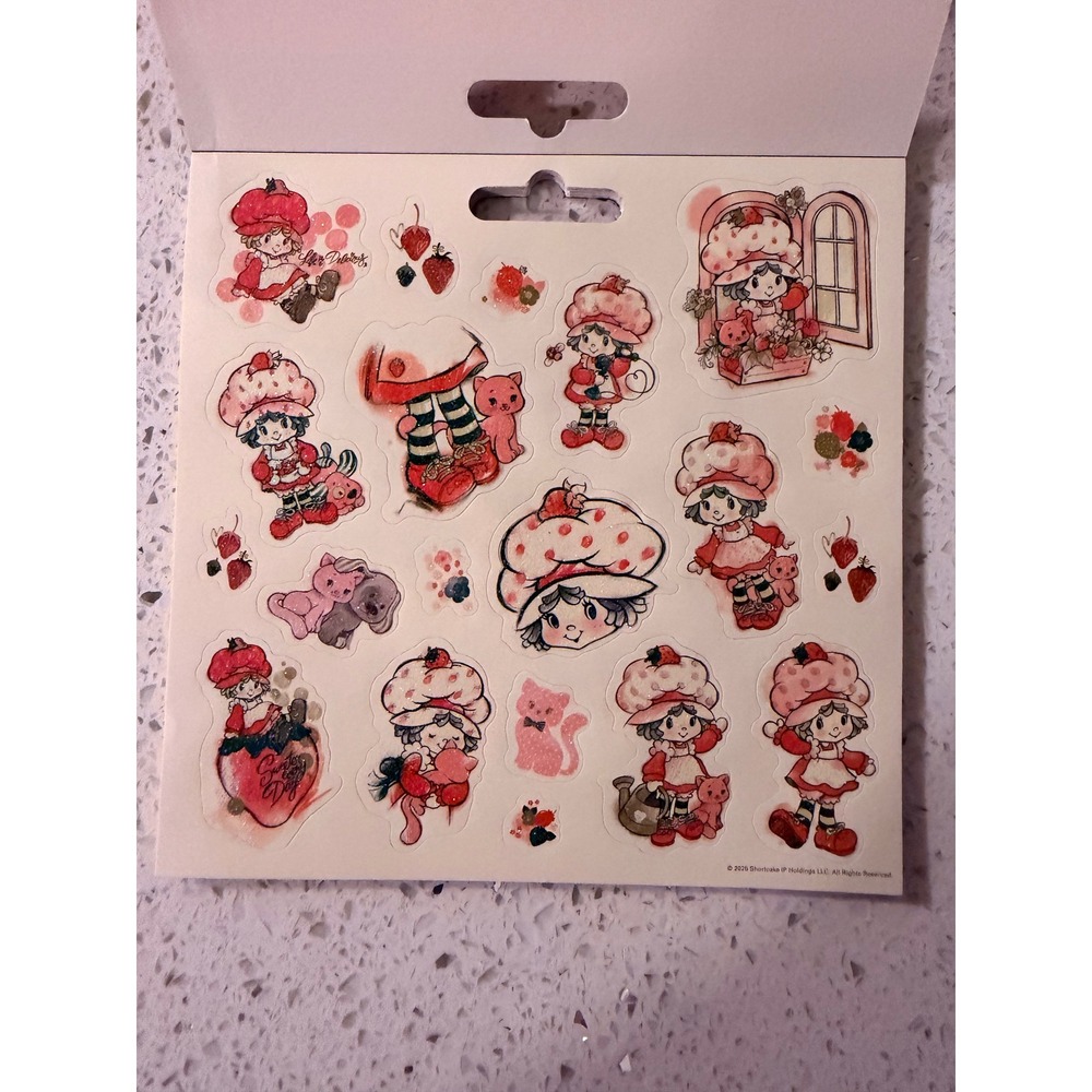 Strawberry Shortcake Stickerland 16 Page Pad 250+ Embellished Stickers SandyLion - Picture 5 of 12
